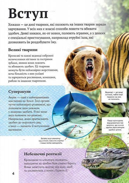 Дитяча енциклопедія хижаків (Віват) 9789669828514 фото