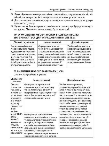 Книга Розробки уроків. Усі уроки фізики 10 клас 2 семестр. Рівень стандарту ПФУ007 Основа Автор - О. В. Антикуз 9786170034090 9786170034090 фото
