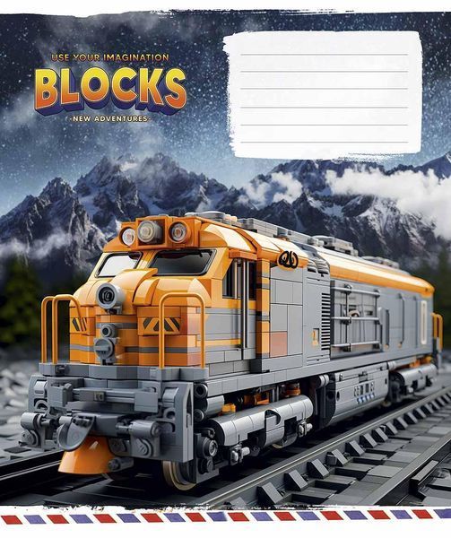 Комплект 5 шт. учнівських зошитів Lucky blocks. Зошит Школярик 12 арк. у лінію 3400 012-3400L 4820006470449 4820006470449_22 фото