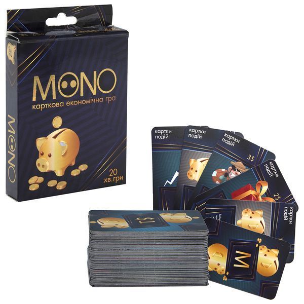 Карткова гра Strateg MONO економічна українською мовою (30569) 4820220561879 30569 фото