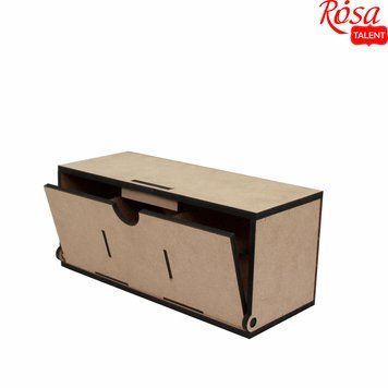 Органайзер для чаю, 3 комірки, МДФ, 26х11х11см, ROSA TALENT 4823098525424 фото