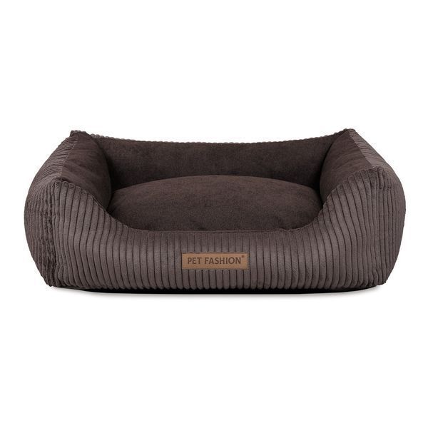 Лежак Pet Fashion DEVID для собак шоколадний 62*50*19 4823082444502 4823082444502 фото