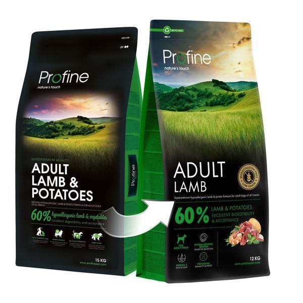 Корм сухий Profine Lamb and Potatoes для собак ягня і картопля 12 кг 8595602570157 8595602570157 фото