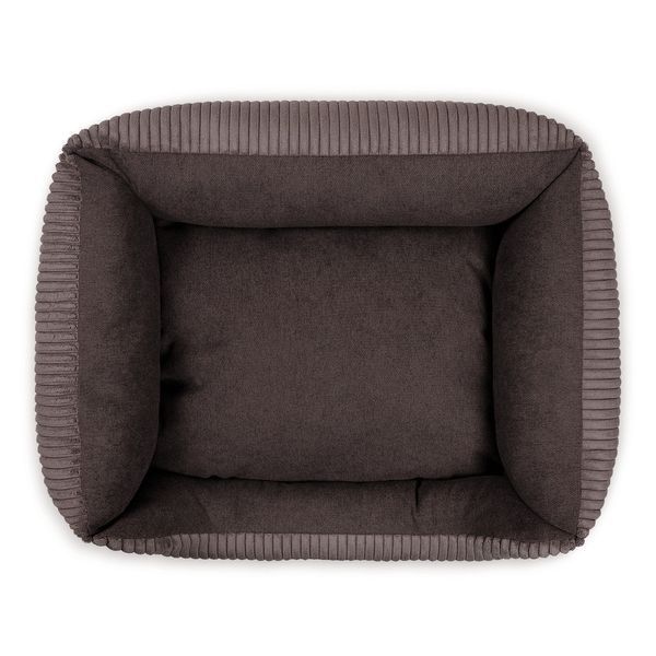 Лежак Pet Fashion DEVID для собак шоколадний 62*50*19 4823082444502 4823082444502 фото