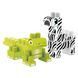"Baby Blocks" конструктор "Сафарі" Крокодил і зебра Wader 41501 фото 2